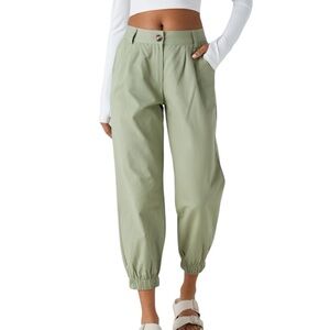 Halara Mid Rise Casual Cotton Joggers